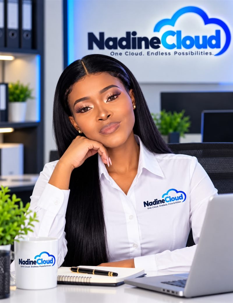 Nadine Cloud team member at the office